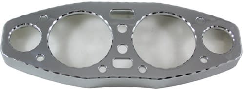 Triple Chrome Hayabusa Gauge cover with diamond cut design (99-07) (product code #CA3696) Triple Chrome Hayabusa Gauge cover with diamond cut design (99-07) (product code #CA3696)