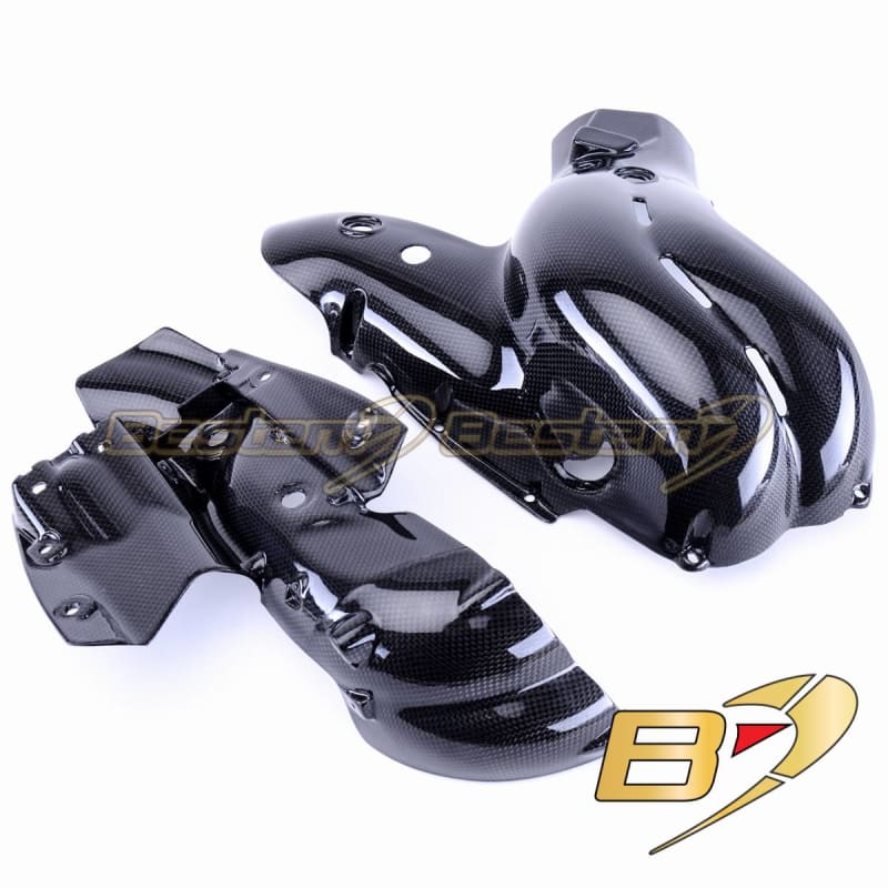 Ducati Panigale V4 100% 2020-2021 Streetfighter V4 Carbon Fiber Exhaust Cover Heat Shield Fairing Ducati Panigale V4 100% 2020-2021 Streetfighter V4 Carbon Fiber Exhaust Cover Heat Shield Fairing