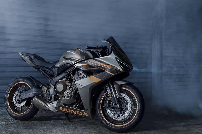 Motorcycle Fairings Kit - CBR650R Grey and Gold Fairings ( 2019 > Present ) Motorcycle Fairings Kit - CBR650R Grey and Gold Fairings ( 2019 > Present )
