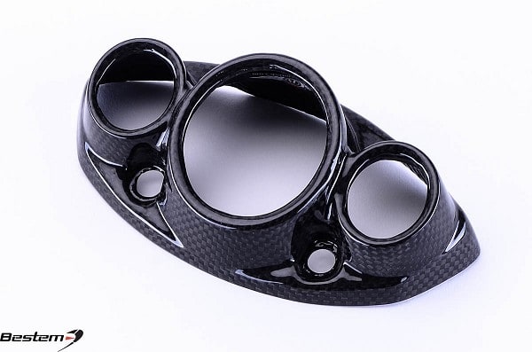 ストラップ Triumph Daytona 675 2009-2012 Carbon Fiber Exhaust Cover Cap