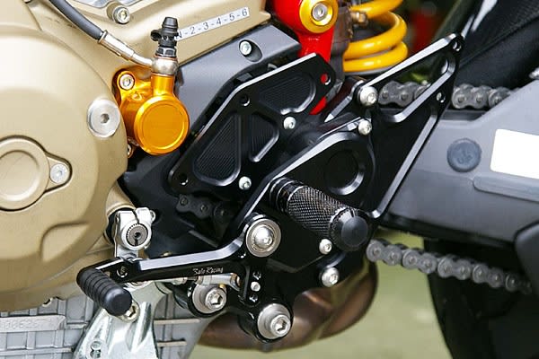Ducate Rear Set Ducati Hypermotard Mono Position Rear Sets by Sato Racing