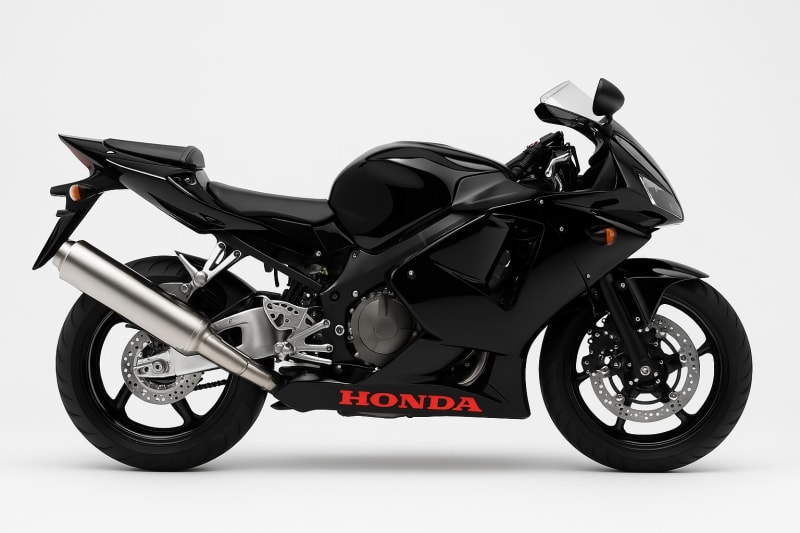 Motorcycle Fairings Kit - 2003-2004 Honda CBR600F5 Gloss Black Fairings | F503045