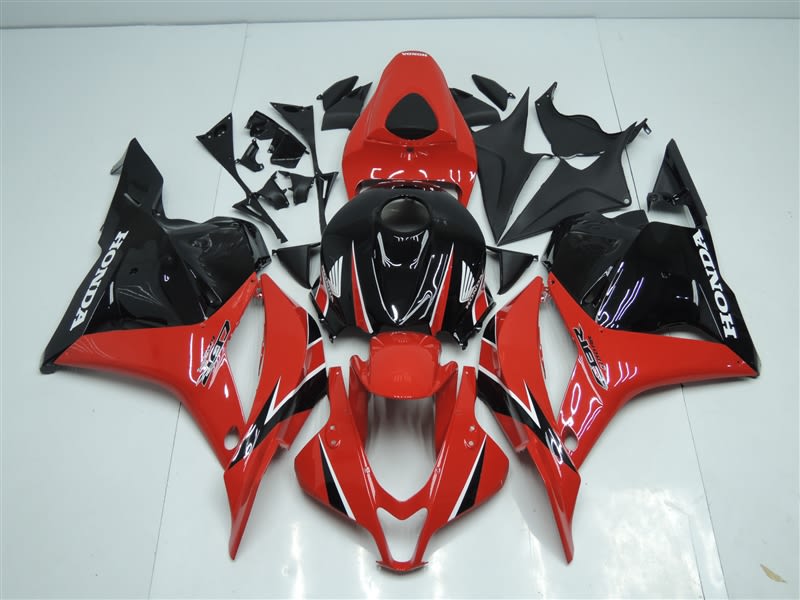 Motorcycle Fairings Kit - 2009-2012 Honda CBR600F5 Red/Black Fairings | F509124 Motorcycle Fairings Kit - 2009-2012 Honda CBR600F5 Red/Black Fairings | F509124