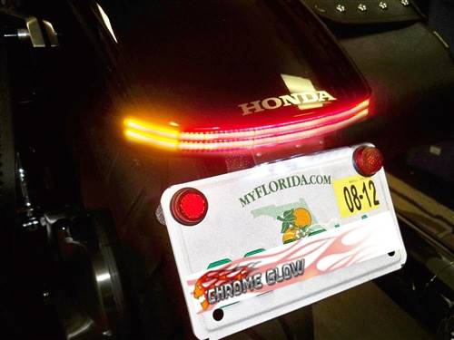 SBL Honda VTX 1800F Double Row Integrated LED Fender Eliminator Kit, '05-'08 SBL Honda VTX 1800F Double Row Integrated LED Fender Eliminator Kit, '05-'08