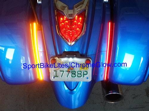 SBL Kawasaki Vaquero LED Turn Signal Fender Eliminator, '09-Up SBL Kawasaki Vaquero LED Turn Signal Fender Eliminator, '09-Up