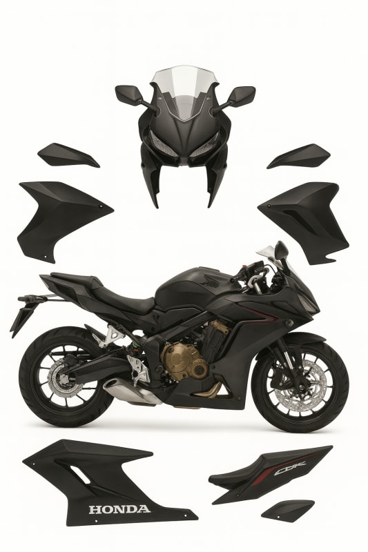 Motorcycle Fairings Kit - 2017-2018 Honda CBR650F Fairings | HNDA2