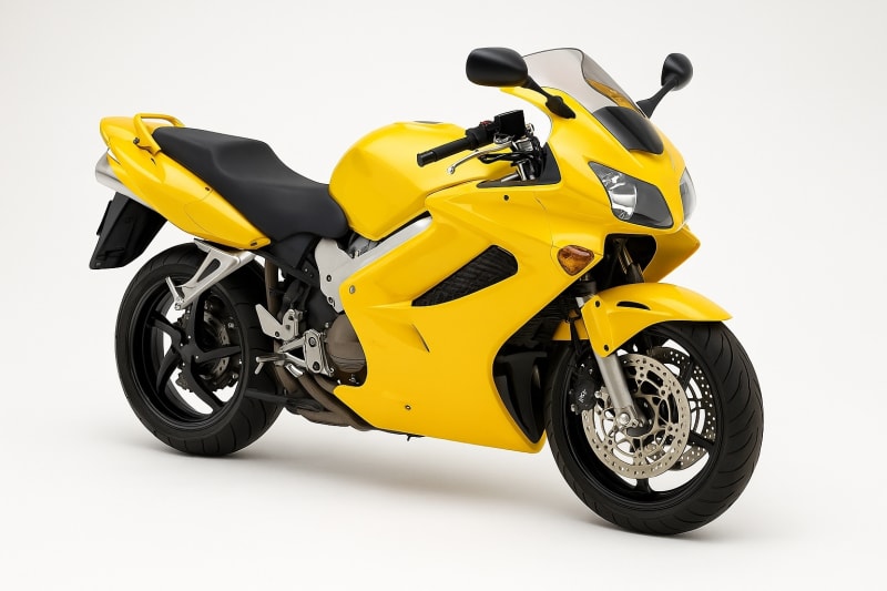 Honda VFR 800 Orangy Yellow Fairings