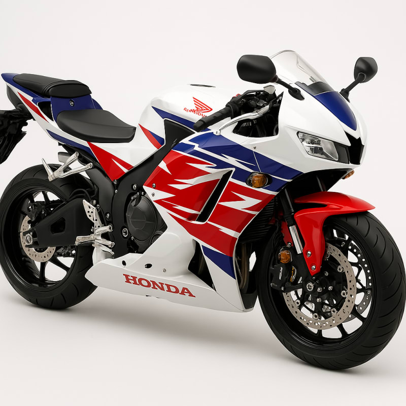 Honda CBR600RR 2013 motorcycle fairings with OEM fit and retro colors