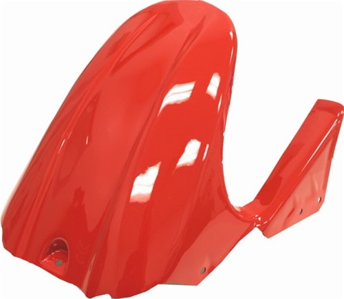 Marble Rakis Red Painted Rear Tire Hugger with Chain Guard For Suzuki GSXR 1000 05-08 (product code #HUGSGSXR1K0506R)