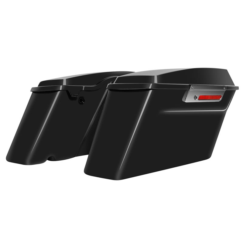 Harley 94-13 Vivid Black Standard Saddlebags Harley 94-13 Vivid Black Standard Saddlebags