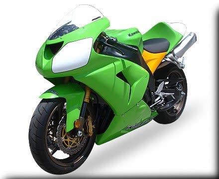 Hotbodies Kawasaki ZX10R (06-07) Fiberglass Race Upper Hotbodies Kawasaki ZX10R (06-07) Fiberglass Race Upper