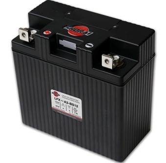 LFX36A3-BS12: Shorai Lithium Ultra Low Weight Powersports Battery 