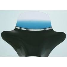 5" Blue Colored Memphis Shades Batwing Windshield 5" Blue Colored Memphis Shades Batwing Windshield
