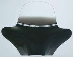 12" Gradient Black Colored Memphis Shades Batwing Windshield 12" Gradient Black Colored Memphis Shades Batwing Windshield