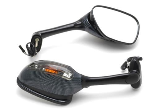 Right Side Suzuki GSXR 600/750 (06-10) GSXR 1000 (05-08) OEM Style Carbon Racing Mirror + Clear Turn Signal for Suzuki (Product Code: MIR12CBR) Right Side Suzuki GSXR 600/750 (06-10) GSXR 1000 (05-08) OEM Style Carbon Racing Mirror + Clear Turn Signal for Suzuki (Product Code: MIR12CBR)