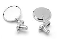 Universal Honda / Kawasaki / Suzuki / Yamaha Chrome Billet Bar End Mirrors (Product Code: MIR40CH) Universal Honda / Kawasaki / Suzuki / Yamaha Chrome Billet Bar End Mirrors (Product Code: MIR40CH)