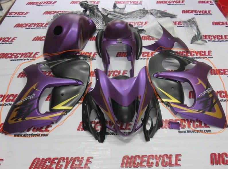 Motorcycle Fairings Kit - 2008-2020 Suzuki GSX1300R Hayabusa Left/Right Main Fairings Motorcycle Fairings Kit - 2008-2020 Suzuki GSX1300R Hayabusa Left/Right Main Fairings