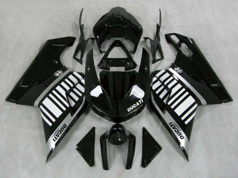 Motorcycle Fairings Kit - Ducati 1198 1098 848 Evo Barcode Fairings | ND848-20 Motorcycle Fairings Kit - Ducati 1198 1098 848 Evo Barcode Fairings | ND848-20