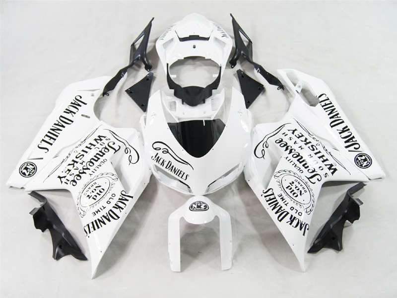 Motorcycle Fairings Kit - Ducati 1198 1098 848 Evo Jack Daniels Fairings | ND848-6 Motorcycle Fairings Kit - Ducati 1198 1098 848 Evo Jack Daniels Fairings | ND848-6