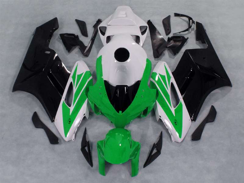 Motorcycle Fairings Kit - 2004-2005 Honda CBR 1000RR Green/White/Black Fairings | NH10405-28 Motorcycle Fairings Kit - 2004-2005 Honda CBR 1000RR Green/White/Black Fairings | NH10405-28
