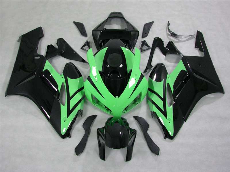 Motorcycle Fairings Kit - 2004-2005 Honda CBR 1000RR Black/Green OEM Style Fairings | NH10405-42 Motorcycle Fairings Kit - 2004-2005 Honda CBR 1000RR Black/Green OEM Style Fairings | NH10405-42