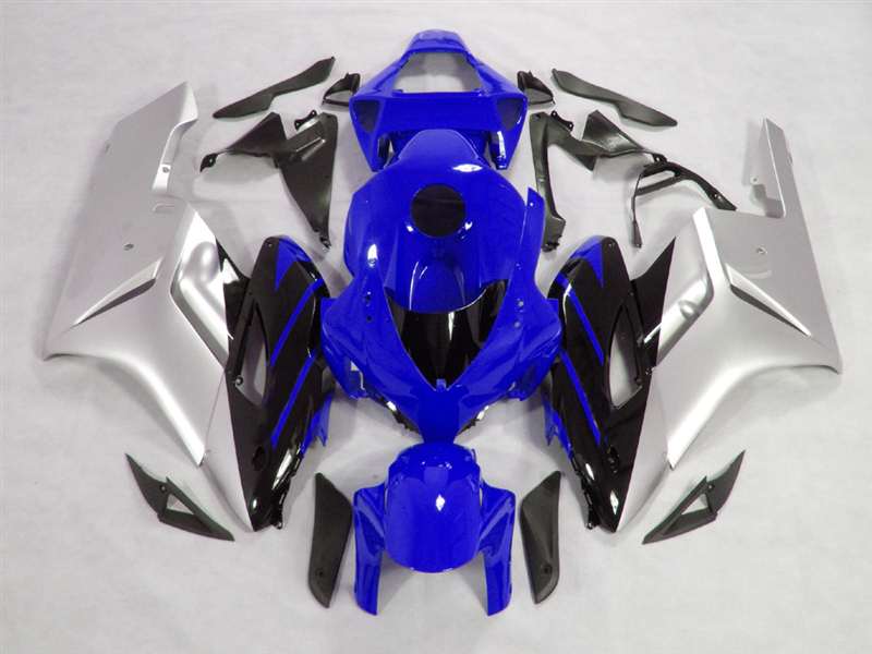 Motorcycle Fairings Kit - 2004-2005 Honda CBR 1000RR Blue/Silver/Black Fairings | NH10405-47 Motorcycle Fairings Kit - 2004-2005 Honda CBR 1000RR Blue/Silver/Black Fairings | NH10405-47