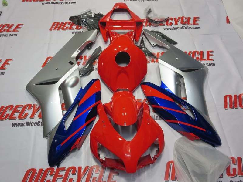 Motorcycle Fairings Kit - 2004-2005 Honda CBR 1000RR Silver/Red/Blue Fairings | NH10405-52 Motorcycle Fairings Kit - 2004-2005 Honda CBR 1000RR Silver/Red/Blue Fairings | NH10405-52