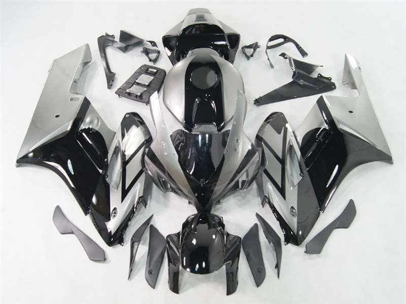 Motorcycle Fairings Kit - 2004-2005 Honda CBR 1000RR OEM Style Silver/Black Fairings | NH10405-57 Motorcycle Fairings Kit - 2004-2005 Honda CBR 1000RR OEM Style Silver/Black Fairings | NH10405-57