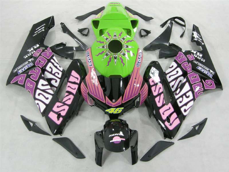 Motorcycle Fairings Kit - 2004-2005 Honda CBR 1000RR Purple Rossi Repsol Fairings | NH10405-67 Motorcycle Fairings Kit - 2004-2005 Honda CBR 1000RR Purple Rossi Repsol Fairings | NH10405-67