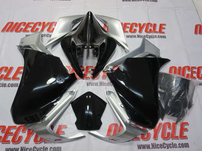 Motorcycle Fairings Kit - 2010-2017 Honda VFR 1200F Black Fairings | NH11016-2 Motorcycle Fairings Kit - 2010-2017 Honda VFR 1200F Black Fairings | NH11016-2