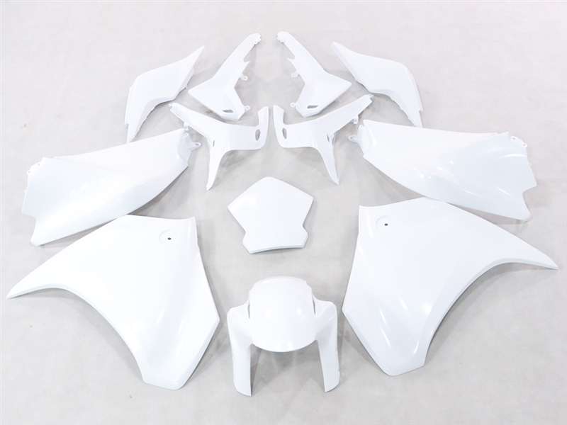 Motorcycle Fairings Kit - 2010-2017 Honda VFR 1200F Motorcycle Fairings - Unpainted | NH11016-3