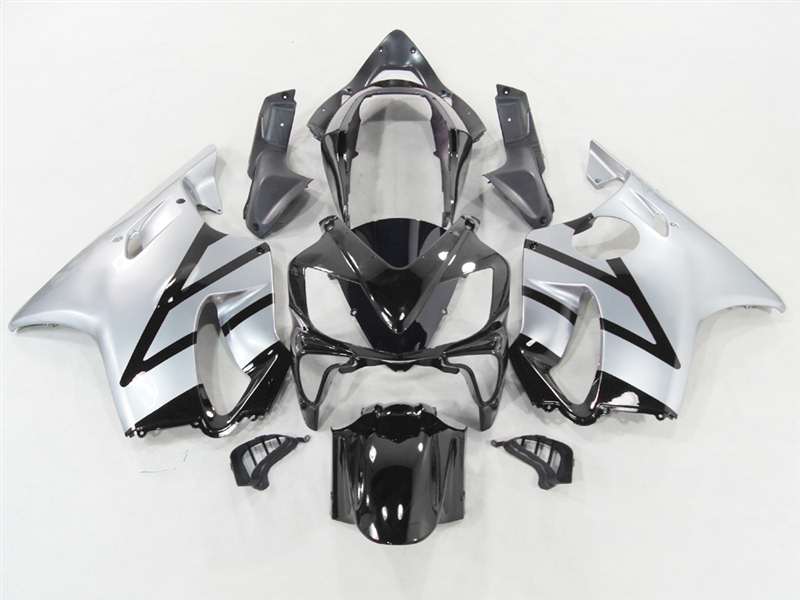 Motorcycle Fairings Kit - Black/Silver 2004-2006 Honda CBR 600 F4i Motorcycle Fairings | NH60406-33 Motorcycle Fairings Kit - Black/Silver 2004-2006 Honda CBR 600 F4i Motorcycle Fairings | NH60406-33