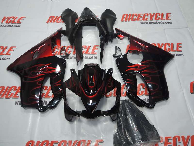 Motorcycle Fairings Kit - 2004-2006 Honda CBR 600 F4i Fire Red Fairings | NH60406-8 Motorcycle Fairings Kit - 2004-2006 Honda CBR 600 F4i Fire Red Fairings | NH60406-8