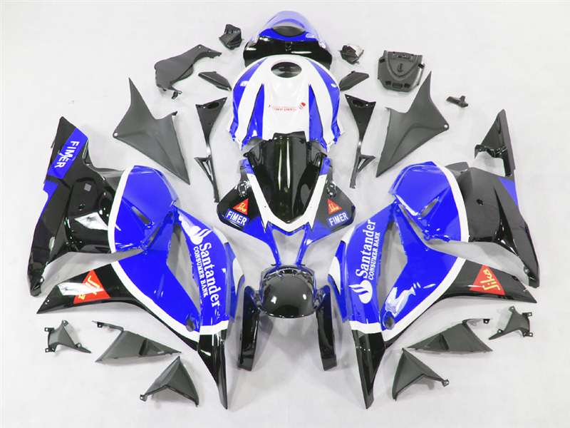 Motorcycle Fairings Kit - 2009-2012 Honda CBR 600RR Blue Santander Fairings | NH60912-21 Motorcycle Fairings Kit - 2009-2012 Honda CBR 600RR Blue Santander Fairings | NH60912-21