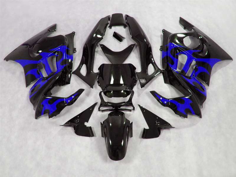 Motorcycle Fairings Kit - Blue Tribal 1995-1998 Honda CBR 600 F3 Motorcycle Fairings | NH69598-8 Motorcycle Fairings Kit - Blue Tribal 1995-1998 Honda CBR 600 F3 Motorcycle Fairings | NH69598-8