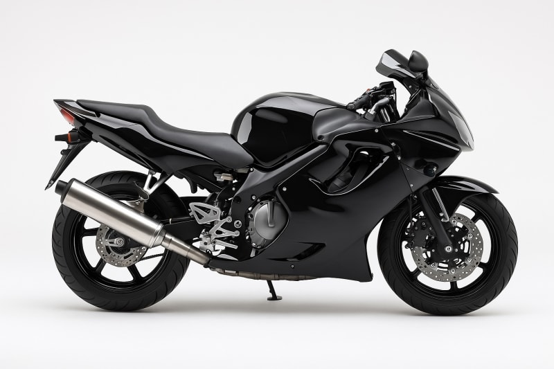 Motorcycle Fairings Kit - 1999-2000 Honda CBR 600 F4 Gloss Black Fairings | NH69900-1