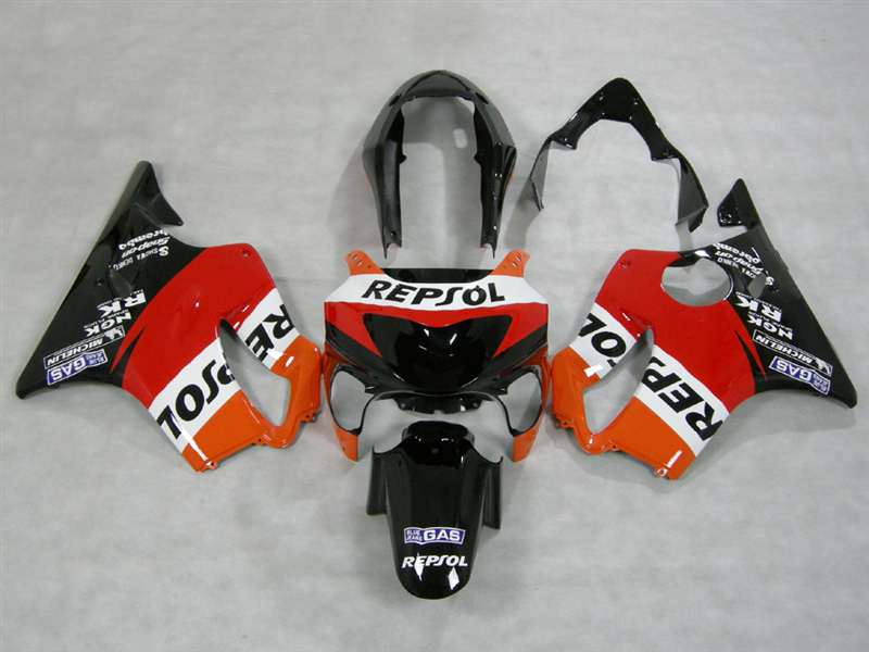 Motorcycle Fairings Kit - 1999-2000 Honda CBR 600 F4 Repsol Orange Fairings | NH69900-2
