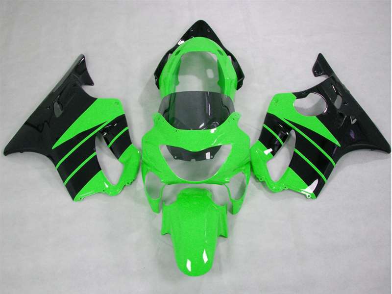 Motorcycle Fairings Kit - 1999-2000 Honda CBR 600 F4 Bright Green/Black Fairings | NH69900-8