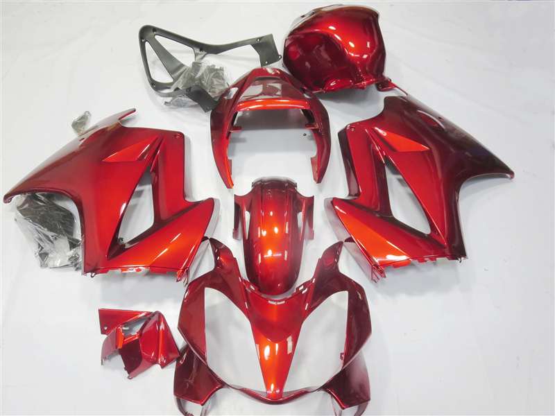 Motorcycle Fairings Kit - 2002-2013 Honda VFR 800 OEM Style Candy Red Fairings | NH80213-23