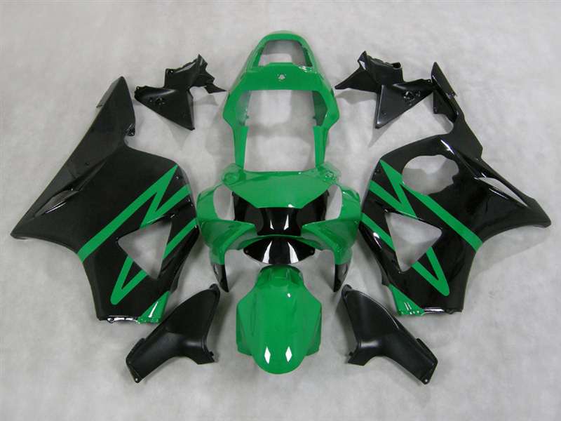 Motorcycle Fairings Kit - 2002-2003 Honda CBR 954RR Green/Black Fairings | NH90203-19 Motorcycle Fairings Kit - 2002-2003 Honda CBR 954RR Green/Black Fairings | NH90203-19