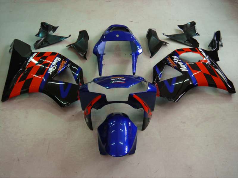 Motorcycle Fairings Kit - 2002-2003 Honda CBR 954RR Blue/Red Sponsor Fairings | NH90203-2 Motorcycle Fairings Kit - 2002-2003 Honda CBR 954RR Blue/Red Sponsor Fairings | NH90203-2