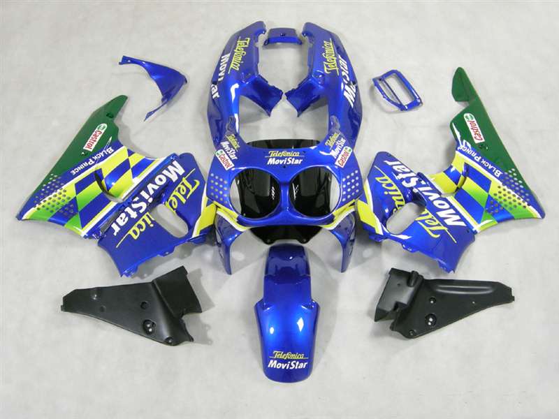 Motorcycle Fairings Kit - 1992-1997 Honda CBR 900RR Movistar Fairings | NH99297-5 Motorcycle Fairings Kit - 1992-1997 Honda CBR 900RR Movistar Fairings | NH99297-5