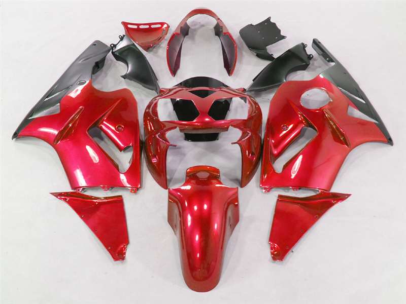 Motorcycle Fairings Kit - 2002-2005 Kawasaki ZX12R Metallic Red Fairings | NK10205-20 Motorcycle Fairings Kit - 2002-2005 Kawasaki ZX12R Metallic Red Fairings | NK10205-20