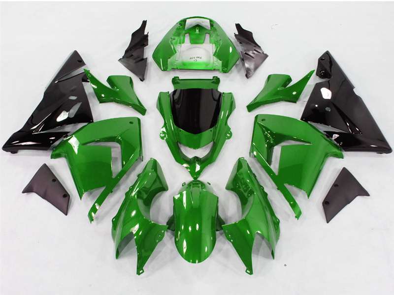 Motorcycle Fairings Kit - Deep Green 2004-2005 Kawasaki ZX10R Motorcycle Fairings | NK10405-23 Motorcycle Fairings Kit - Deep Green 2004-2005 Kawasaki ZX10R Motorcycle Fairings | NK10405-23