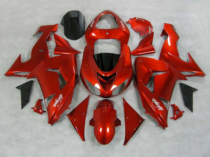 Motorcycle Fairings Kit - 2006-2007 Kawasaki ZX10R Candy Orange Fairings | NK10607-32