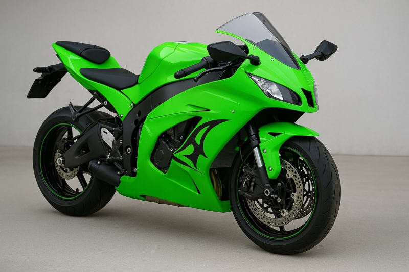 Motorcycle Fairings Kit - 2011-2015 Kawasaki ZX10R Green Fairings | NK11115-4