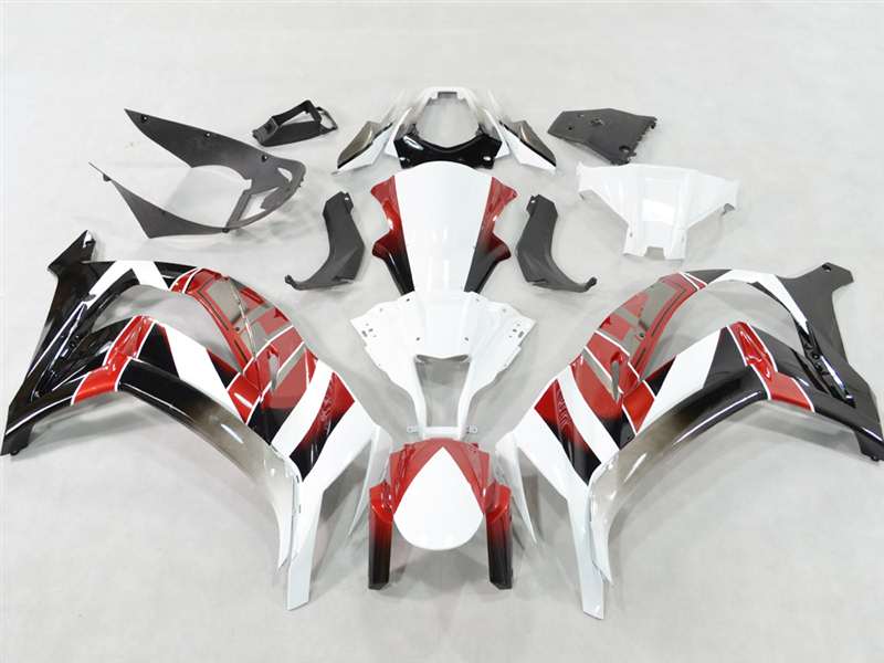 Motorcycle Fairings Kit - 2011-2015 Kawasaki ZX10R OEM Style Red/White Fairings | NK11115-6 Motorcycle Fairings Kit - 2011-2015 Kawasaki ZX10R OEM Style Red/White Fairings | NK11115-6