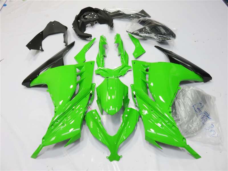 Motorcycle Fairings Kit - 2013-2017 Kawasaki Ninja 300 Mean Green Fairings | NK31317-8 Motorcycle Fairings Kit - 2013-2017 Kawasaki Ninja 300 Mean Green Fairings | NK31317-8