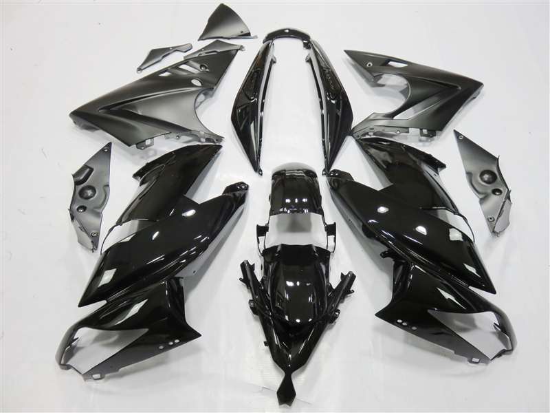 Motorcycle Fairings Kit - 2009-2011 Kawasaki Ninja 650R / ER6s Gloss/Matte Black Fairings | NK60911-3 Motorcycle Fairings Kit - 2009-2011 Kawasaki Ninja 650R / ER6s Gloss/Matte Black Fairings | NK60911-3