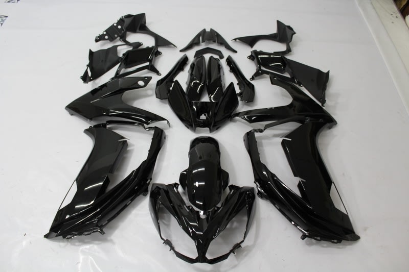 Motorcycle Fairings Kit - 2012-2016 Kawasaki Ninja 650R / ER6s Gloss Black Fairings | NK61215-1 Motorcycle Fairings Kit - 2012-2016 Kawasaki Ninja 650R / ER6s Gloss Black Fairings | NK61215-1